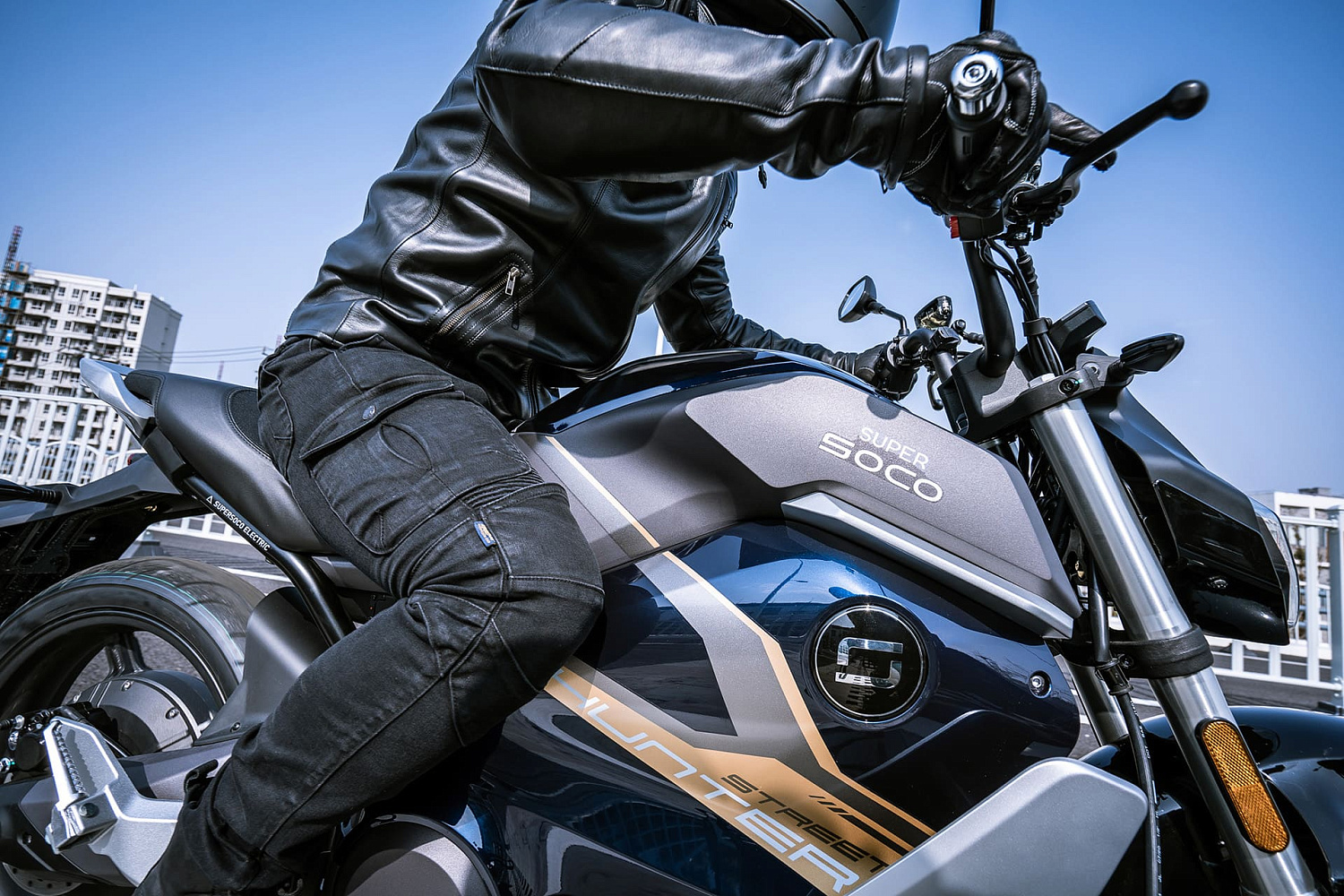 Электромотоцикл Super Soco TS Street Hunter (черный)