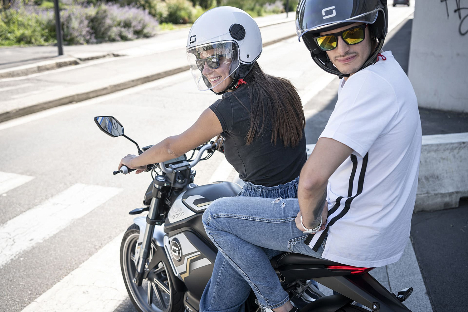 Электромотоцикл Super Soco TSx (красный)