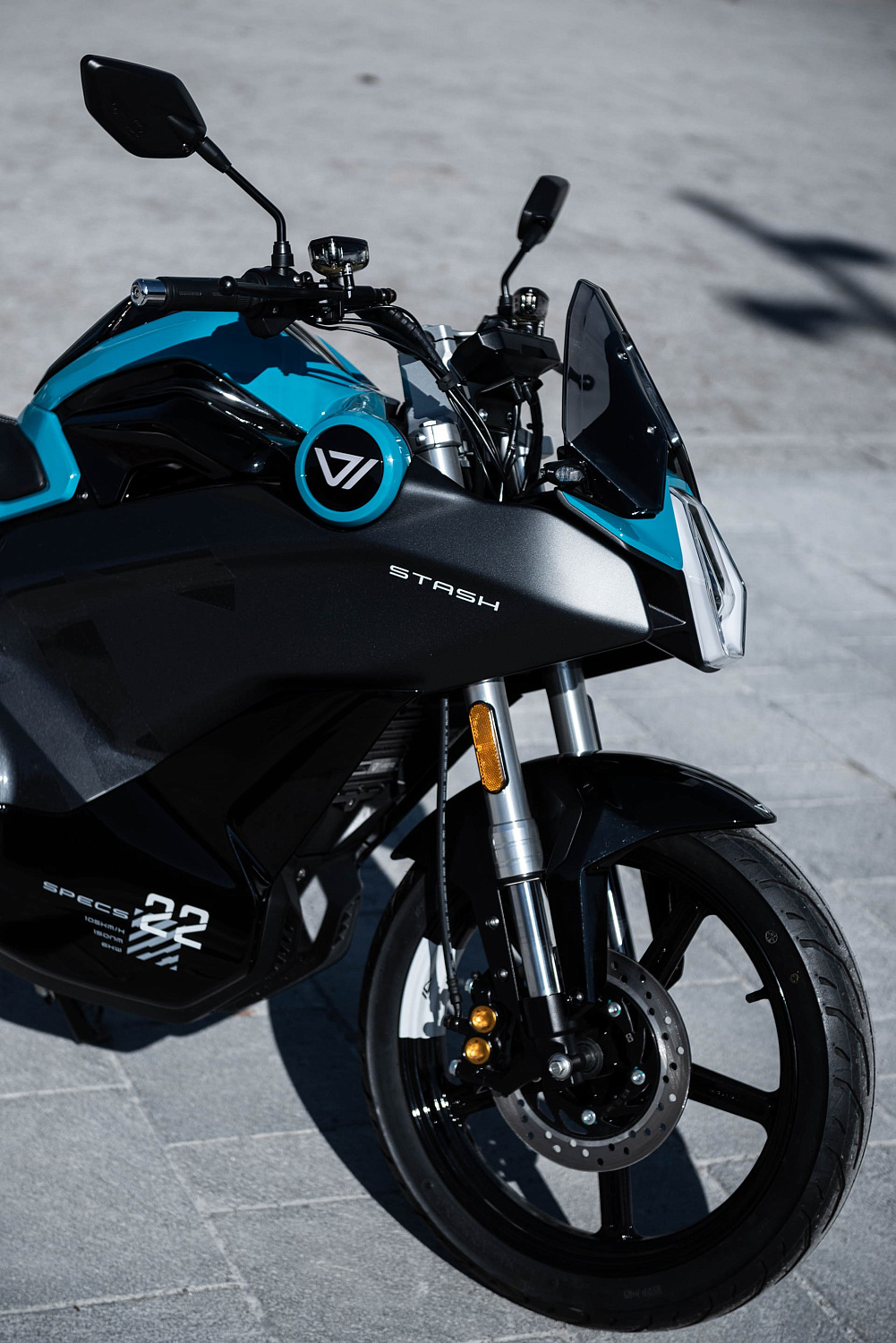 Электромотоцикл Super Soco Stash (синий)